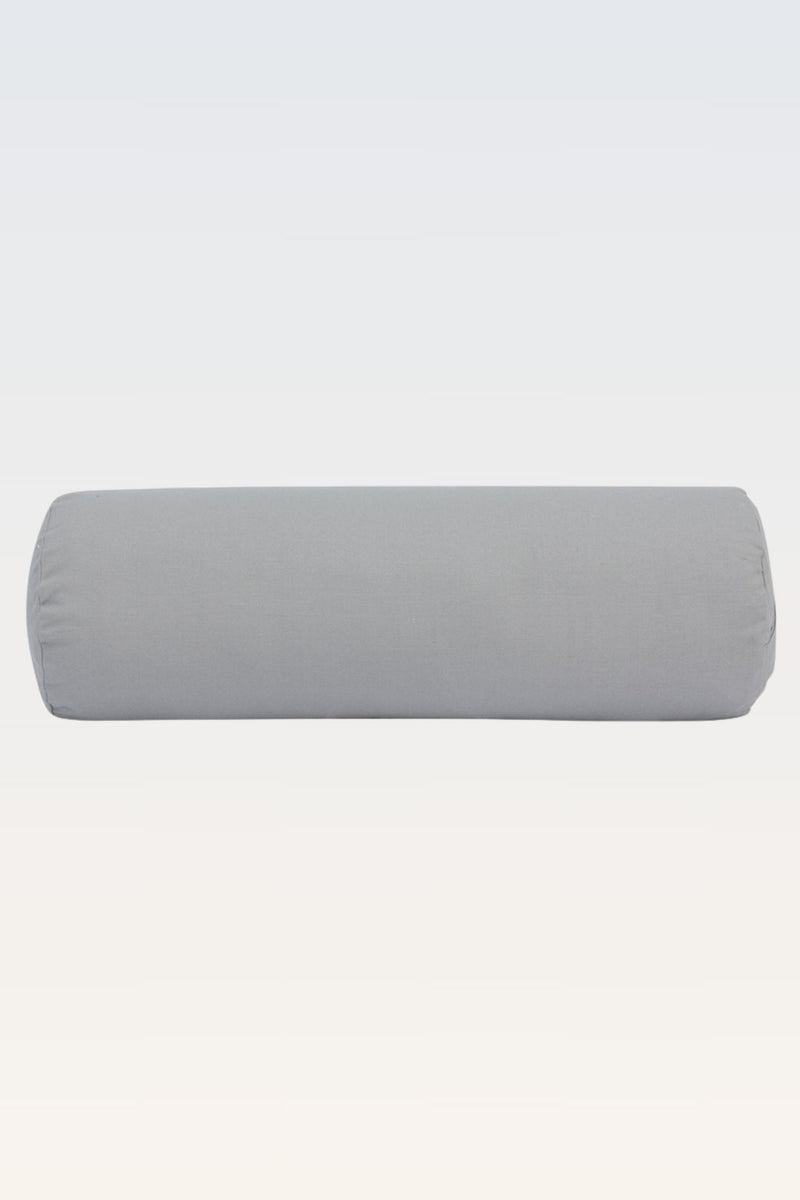 Cotton Yoga Bolster – Round - Stone