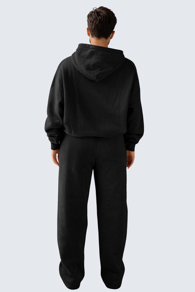 MU Moon Sweatpants Relaxed Open Fleece - Black