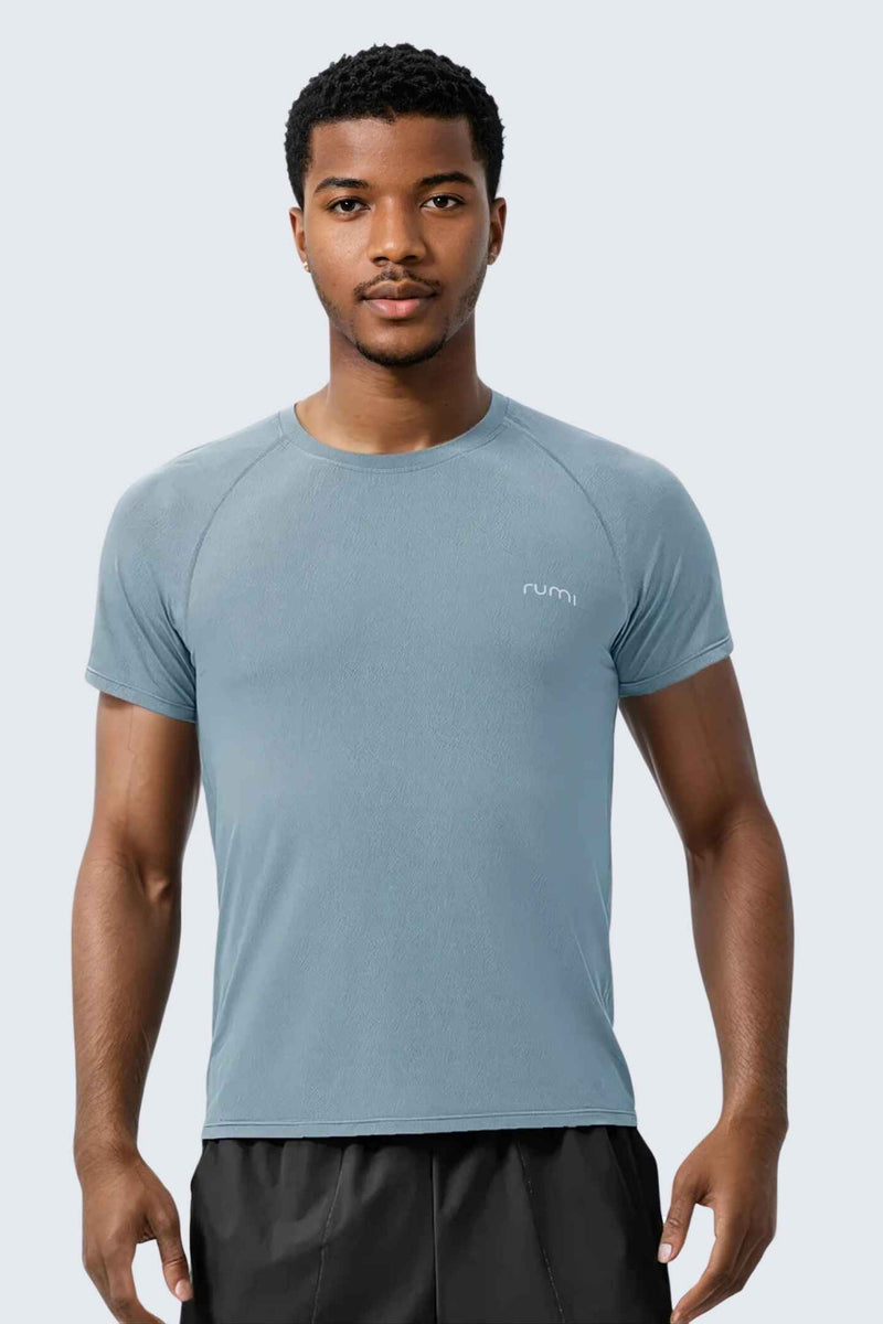 MU Sun Fit Tee Terra - Ash Blue