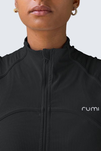 Rumi Earth W SunRib Fit Jacket - Black