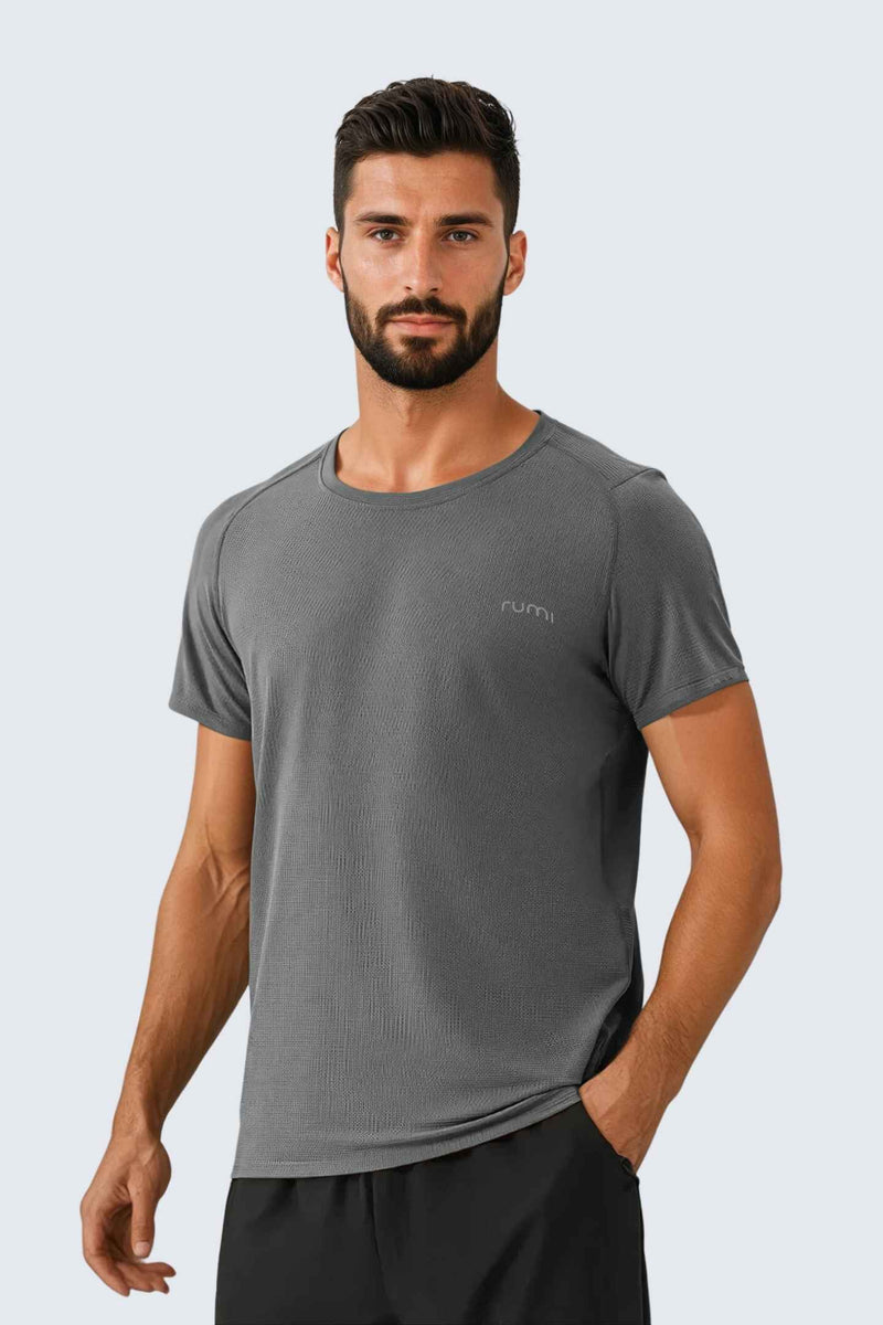 MU Sun Fit Tee Waffle - Stone