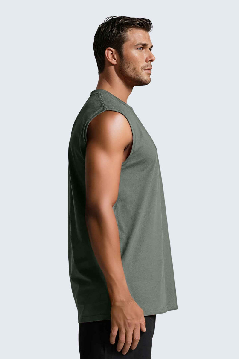 M Moon Tank - Olive Deep