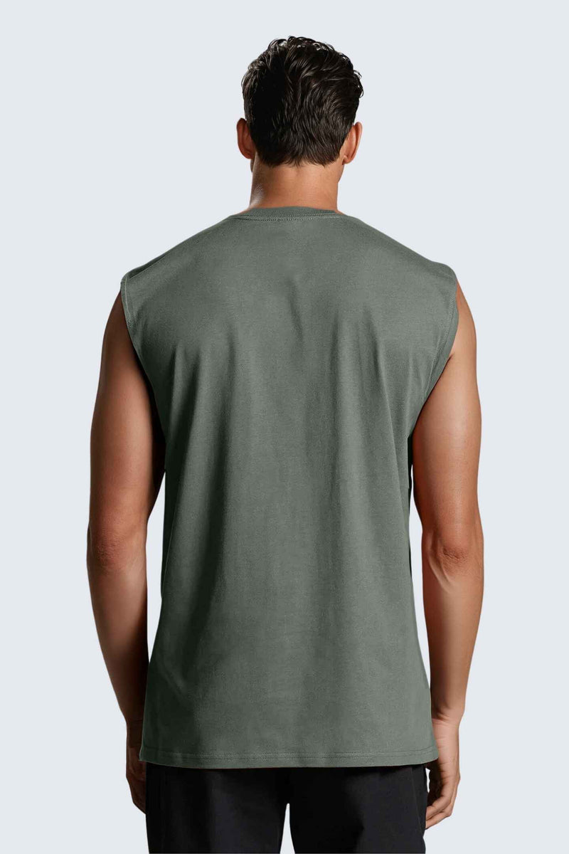 M Moon Tank - Olive Deep