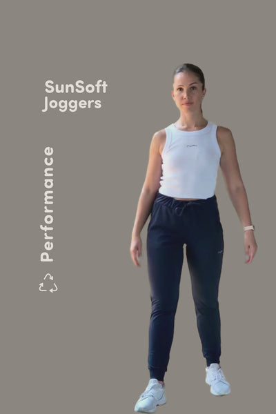 W SunSoft Joggers + Pockets 30" - Black