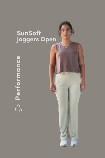 U SunSoft Joggers Open + Pockets 30" - Cream