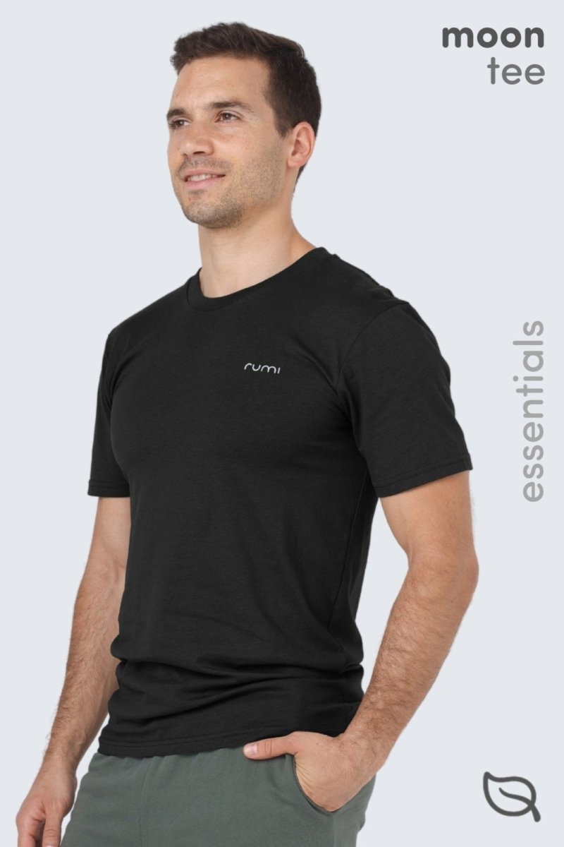 Rumi Earth - M Moon Tee - Black - R521500BKP - Tops