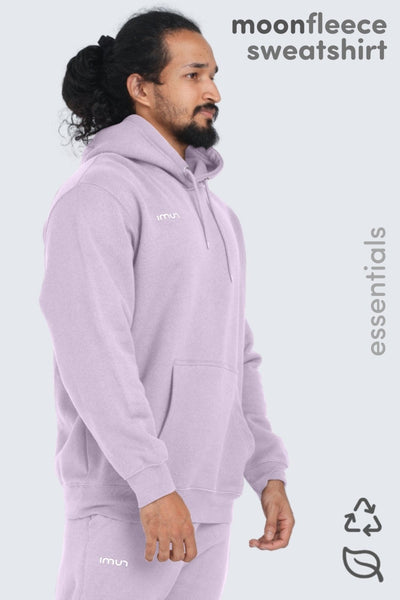 Rumi Earth - MU Moon Sweatshirt Fleece + Hoodie - Lavender - R113210LRP - M - Tops