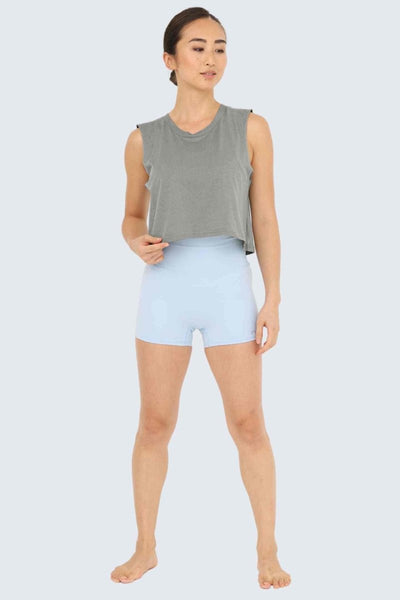 Rumi Earth - W Moon Air Cropped Tank - Stone - R131220SEP - Tops