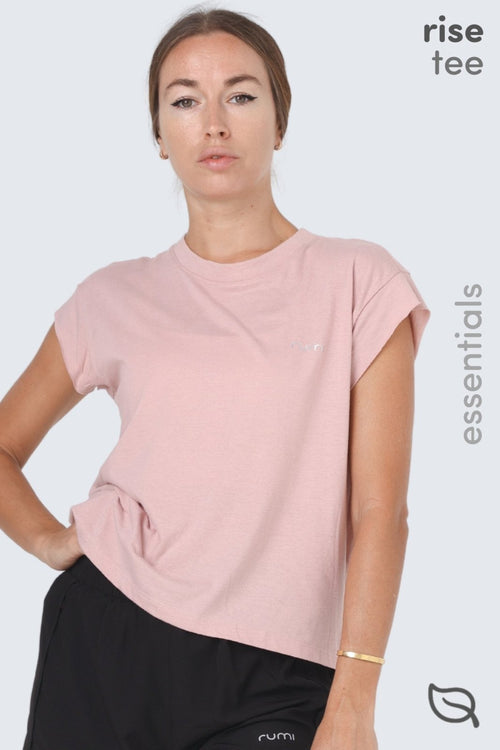 W Sun Rise Tee - Dusty Rose