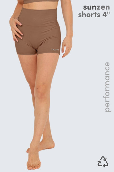 Rumi Earth - W Sun Zen Shorts 4” - Light Cocoa - R124442LCP - Bottoms