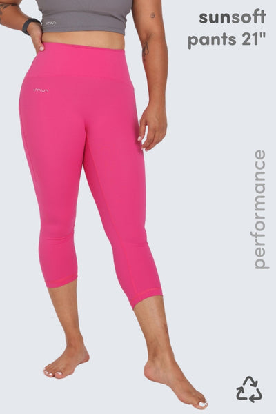 Rumi Earth - W SunSoft Flow Pants 21" - Rose Glow - R124121RWP - Bottoms