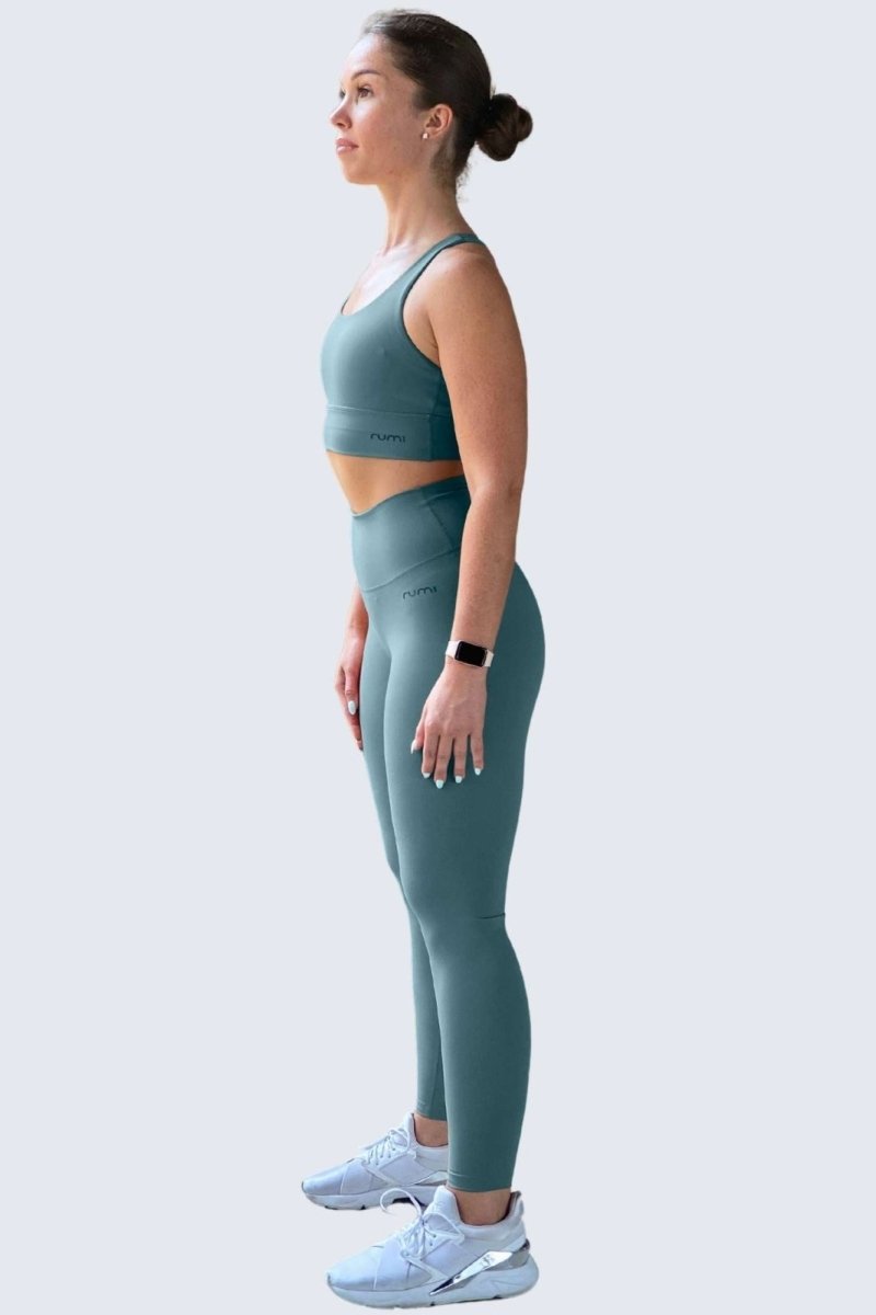 Rumi Earth - W SunSoft Flow Pants 25" - Teal Light - R124120TLP - Bottoms